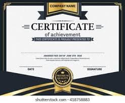 certificate background